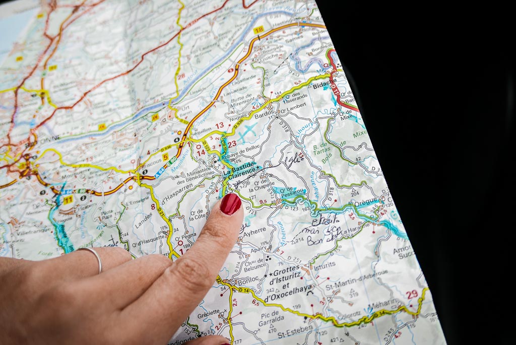 Mapa de La Bastide-Clairence