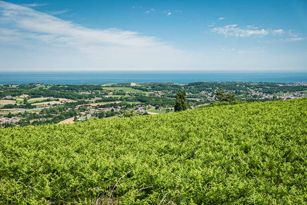 Panorama montagne hendaye