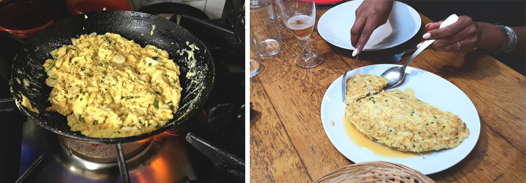 cod omelette
