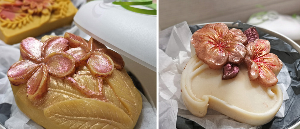 Scented and pretty soaps