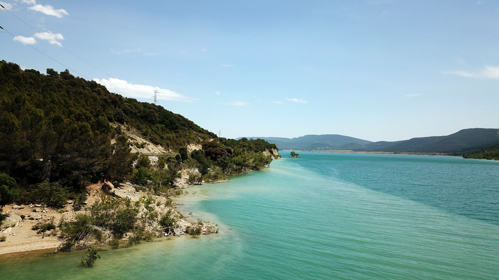 Beautiful blue water