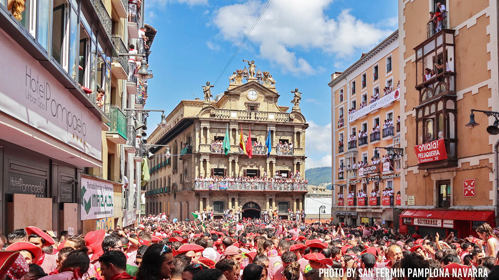 Fiestas de San Fermines en Pampelone