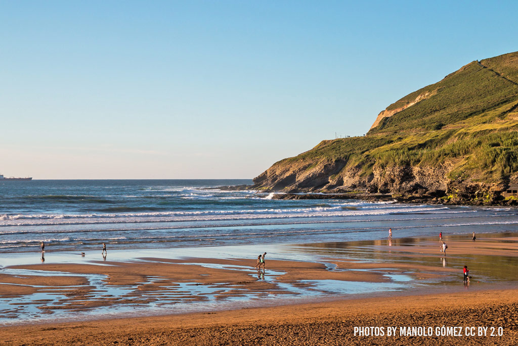 The beaches and cliffs and Muskiz