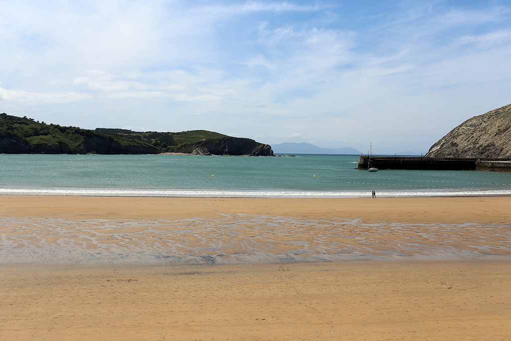 The great beach of Gorliz